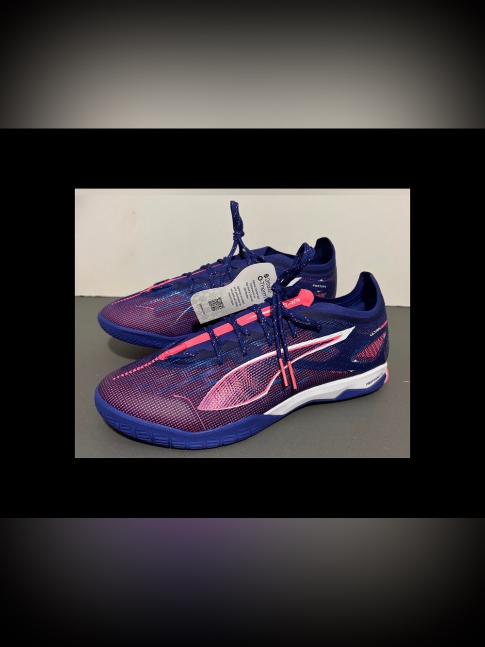 Puma ULTRA 5 Pro Court Indoor Soccer Shoe Purple/White Men’s sz 12 New NO BOX!